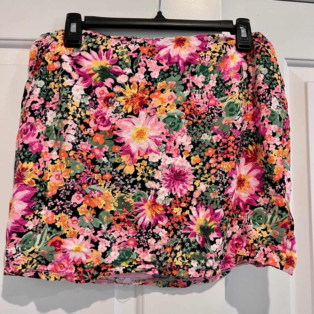 H&M Floral Mini Skirt